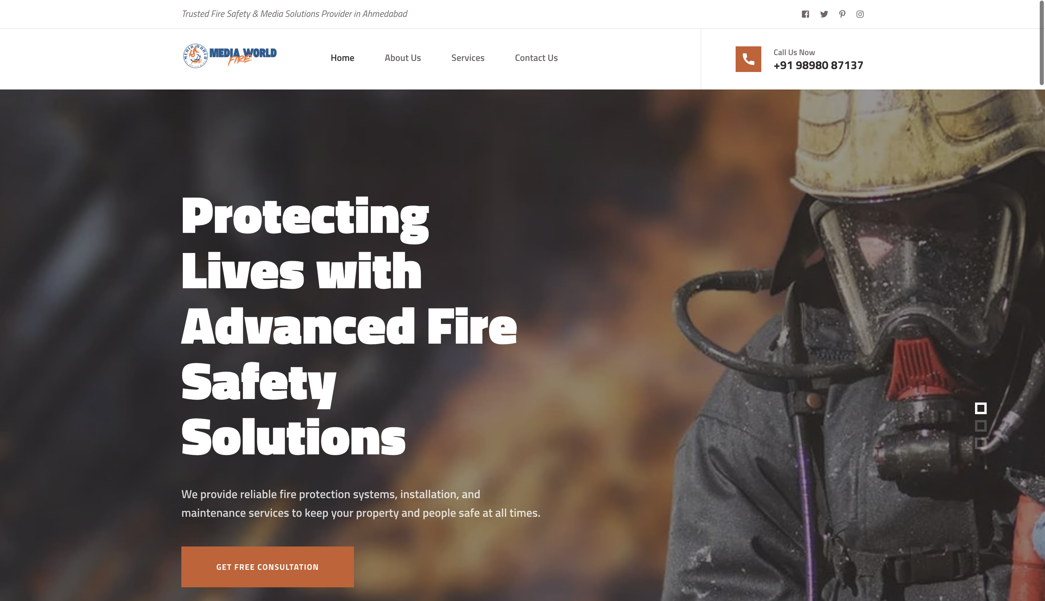 Showcase image for project: Media World Fire developed by Friendly Infotech